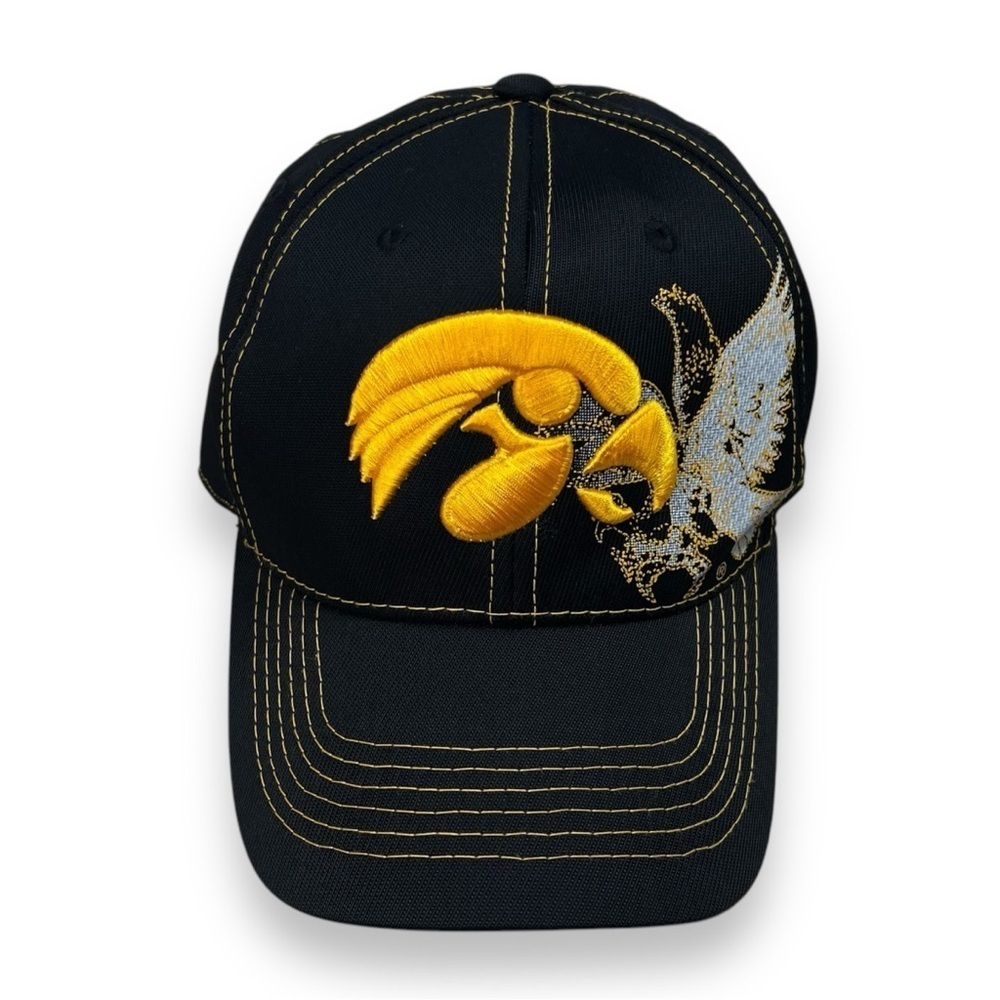 Iowa Hawkeyes Hat Cap Top Of The World NCAA College Football One Fit Adult Embr